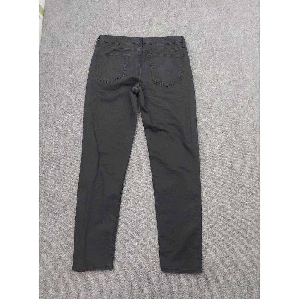 BANANA REPUBLIC Travel Jean Pants Mens 32x34 Black Stretch Athletic Fit Dark